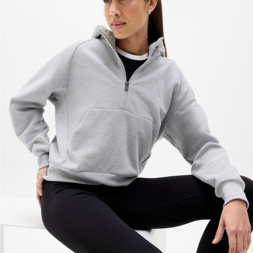 Athleta Forever Fleece Women's Half-Zip Hoodie small